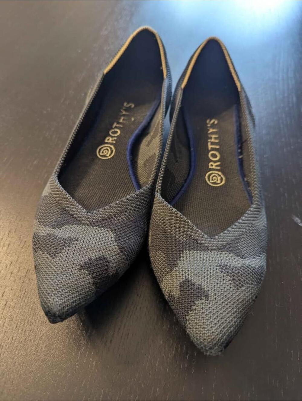Rothy's Camo sz 9 women's pointed toe flats - Picture 3 of 4